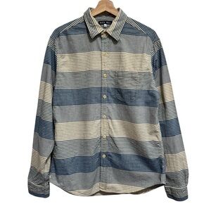 Alex Mill Button Down Shirt Men Large Stripes Workwear Office